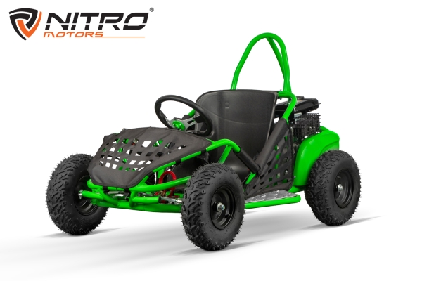 Nitro Motors GoKid 80cc LIFAN Motor Automatik Pullstart 6 Zoll Offroad Kinderbuggy